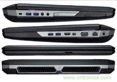 圖1:華碩新款高階筆記本電腦,預計搭載Thunderbolt高速傳輸接口